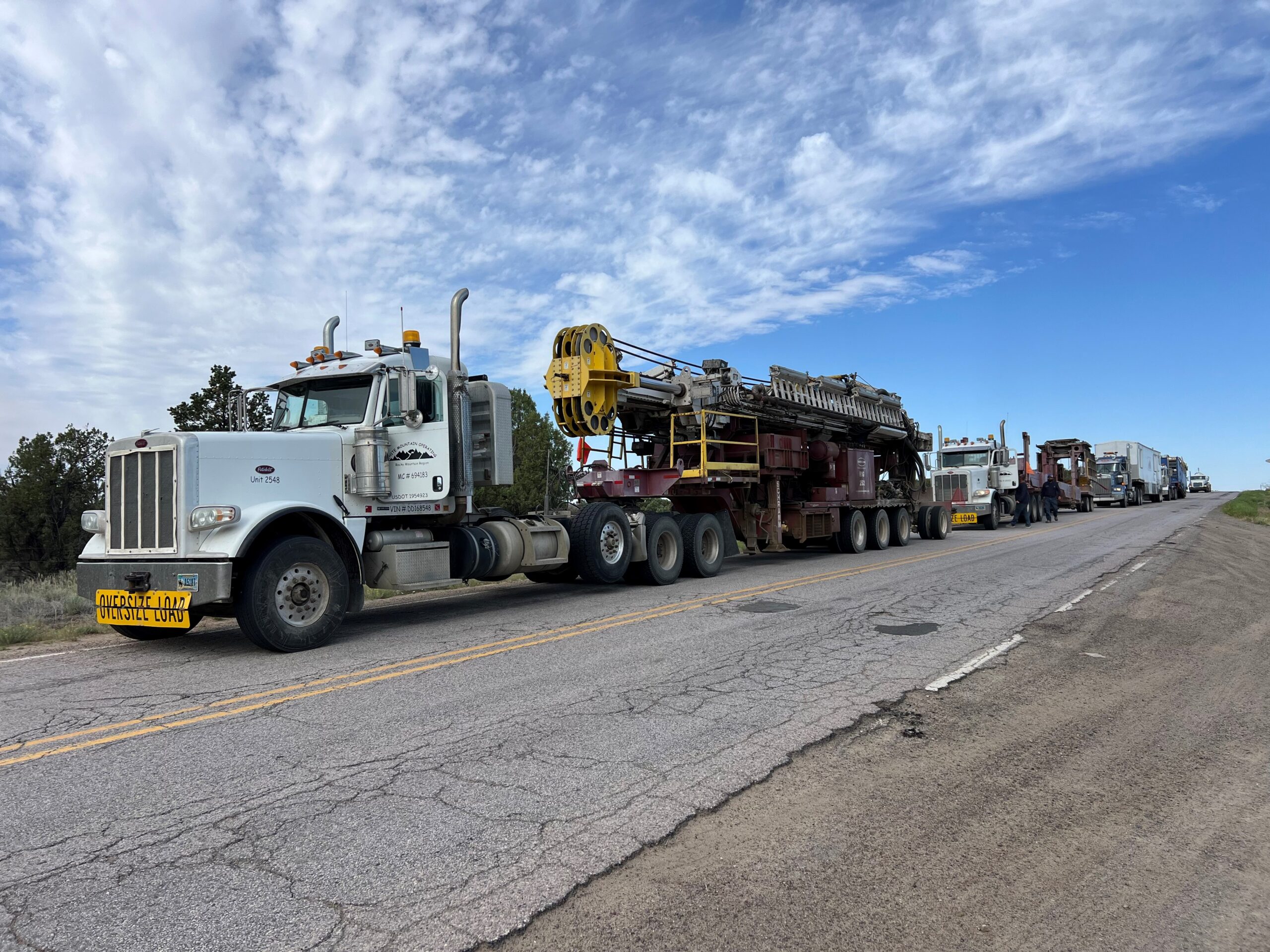 convoy from NM to SD